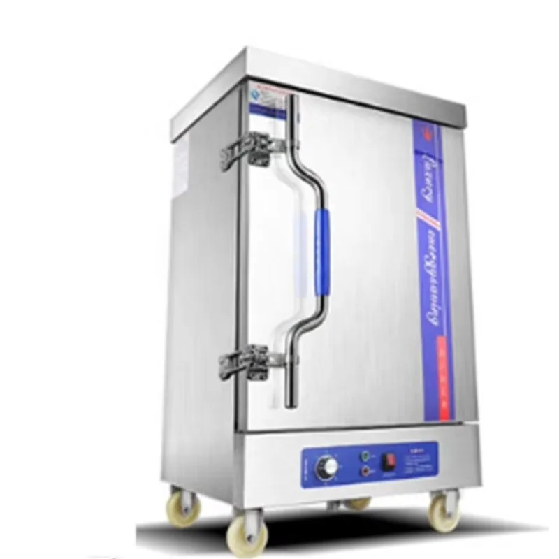 

12/24 Trays Commercial Use Rice Steamer Machine Gas Heated Rice Noodle Dumplings Steaming Steamed Machine