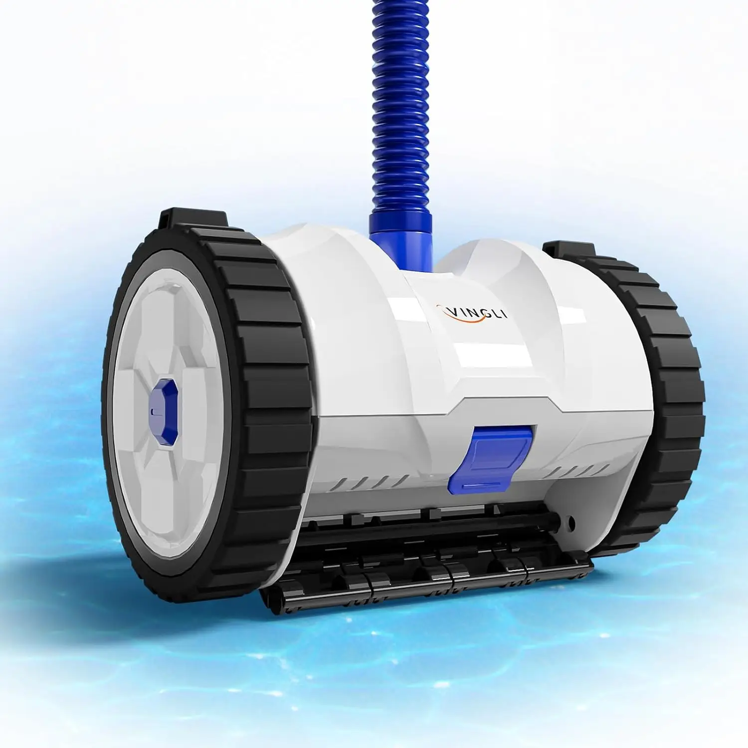 

(2025 Upgrade) Automatic Suction-Side Pool Vacuum Cleaner, Powerful Wall-Climbing Sweeper for Inground Pools, Includes 39.6ft