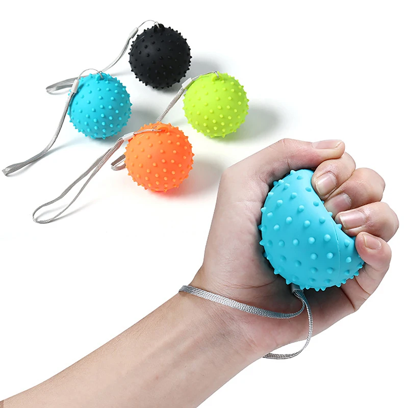 Silicone Round Grip Ball Hand Muscle Relaxation Rehabilitation Training Ball Silicone Grip Device Silicone Massage Ball