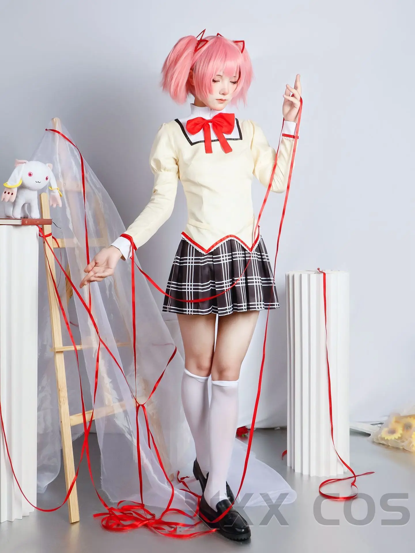 Puella Magi Madoka Magica Cosplay Kaname Madoka Akemi Homura Miki Sayaka Tomoe Mami Sakura Kyoko Cosplay Costume School Uniform