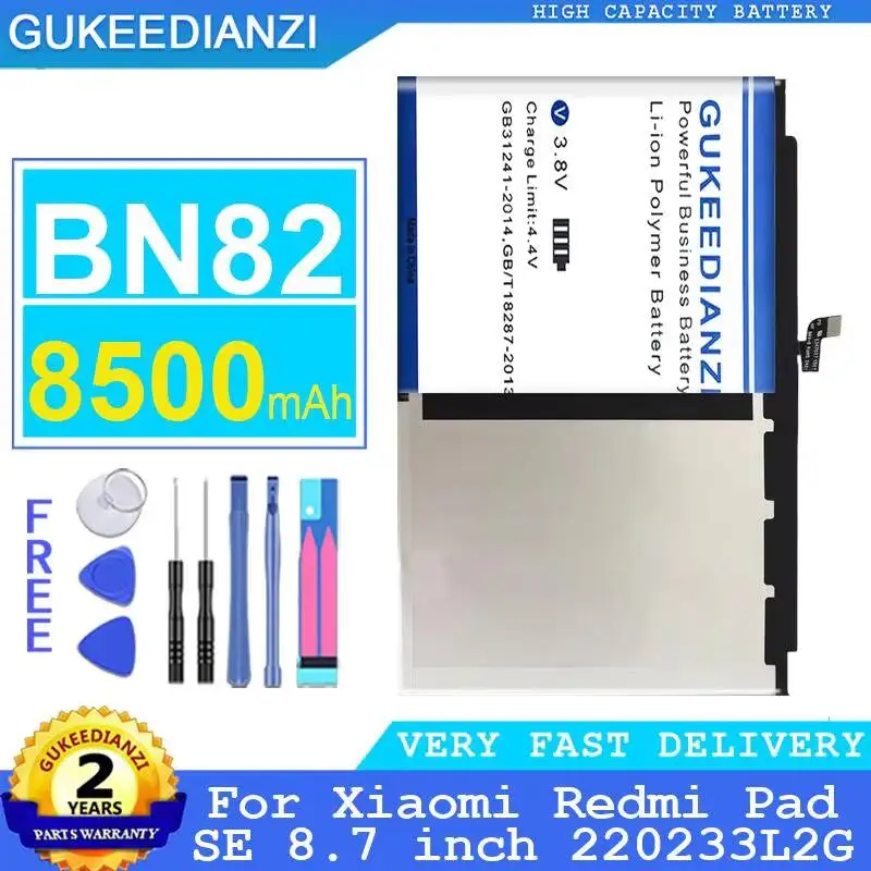 

BN82 Tablet Battery Environmentally Friendly Long Lasting For Xiaomi Redmi Pad SE 8.7 Inch 220233L2G 8500mAh