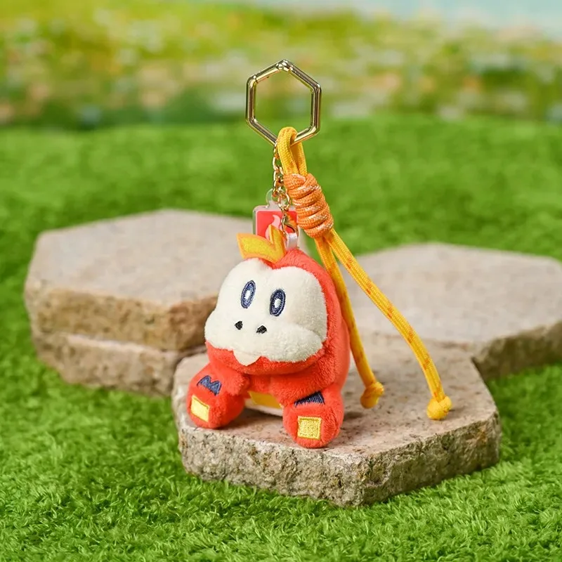 Anime Kawaii Pikachu Schlüsselanhänger Gengar Togepi Sprigatito Mew Jigglypuff Mimikyu Plüschtier Niedliche Plüsch-Schlüsselanhänger Puppen Anhänger Geschenke – Detail 9