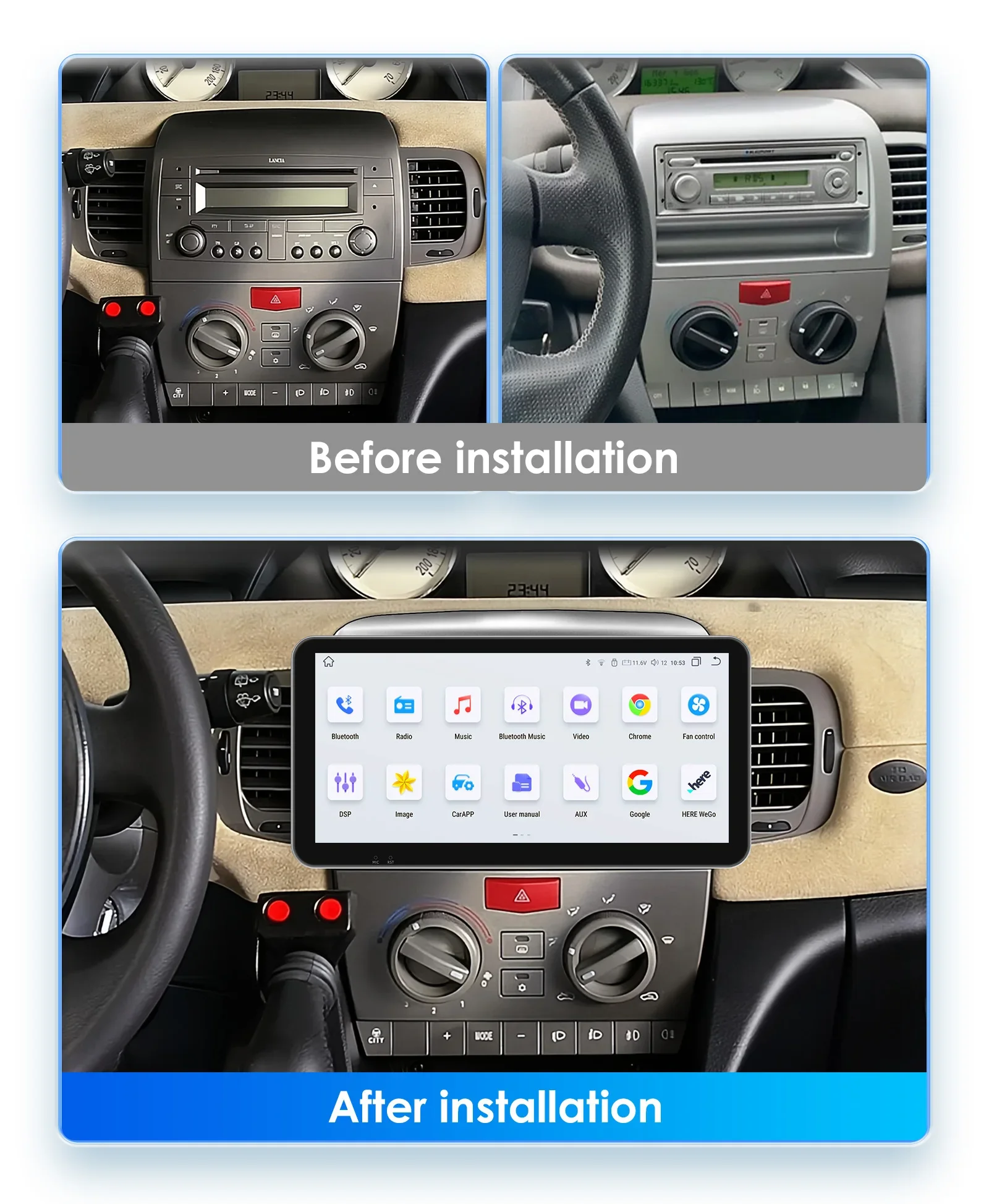 Hizpo 2 Din Android Autoradio Per Lancia Ypsilon 2012 - 2020 Lettore Multimediale Stereo Unà Principale Autoradio Navigazione GPS Carplay 34 Hizpo 2 Din Android Autoradio Per Lancia Ypsilon 2012 - 2020 Lettore Multimediale Stereo Unà Principale Autoradio Navigazione GPS Carplay 34