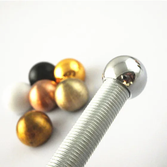 

M10 Female Tooth Metal Bald Cap Yuan Ball Round Cap Decorative Ball Nut Cap DIY Accessories