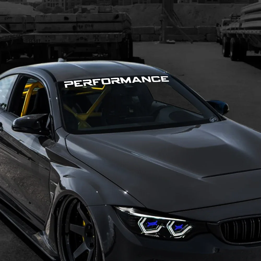 سيارة الجبهة الزجاج الأمامي ملصق أداء التصميم الزجاج الأمامي الشارات شاحنة الفينيل يلتف للماء الديكور اكسسوارات السيارات