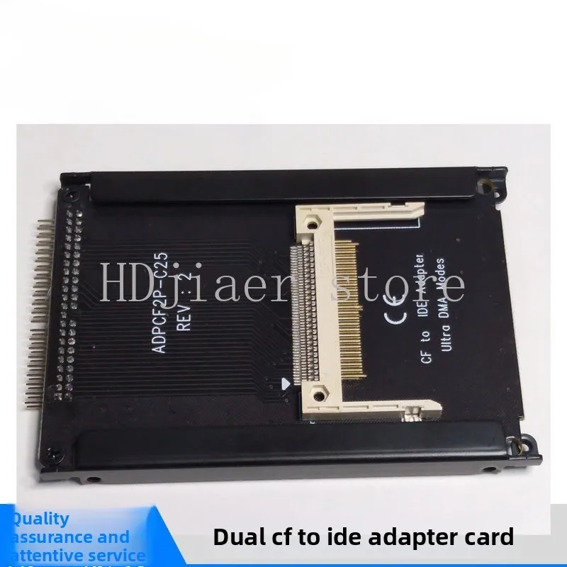 

CF to IDE adapter card dual CF card slot 2.5-inch shell suitable for 2.5IDE hard drive 44 pin PATA