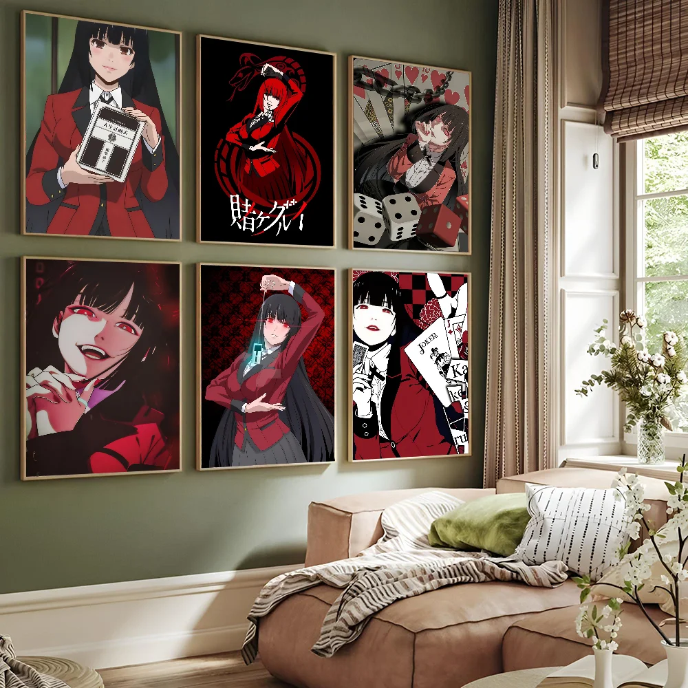 Y-Yumeko J-Jabami Poster Paper Print Home Living Room Bedroom Entrance Bar Restaurant Cafe Art Painting Decoration