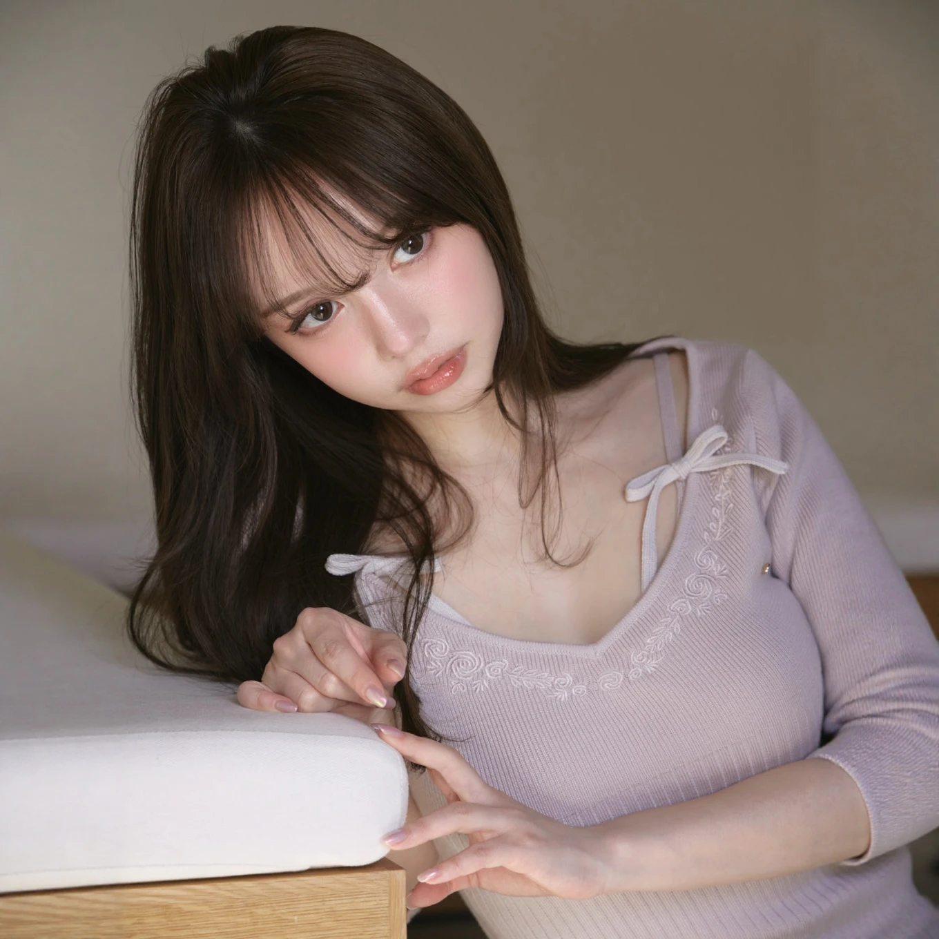 

Милый вязаный комплект из двух предметов с вышивкой узелками Eva Japanese Sle Pure Desire Special Cute Fashion, женский свитер