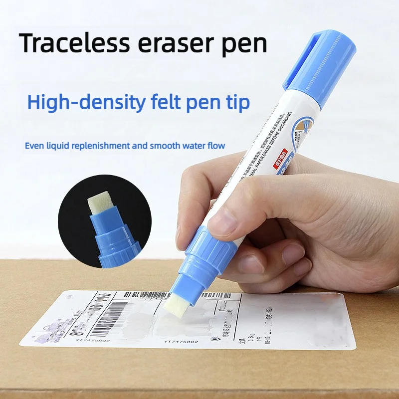 1/3er-Pack Thermopapier-Radierstift, Express Smudger, sofort einsatzbereit, tragbare, schnell trocknende Flüssigkeit zum Abdecken von Datenschutztexten, Radierwerkzeug – Detail 1