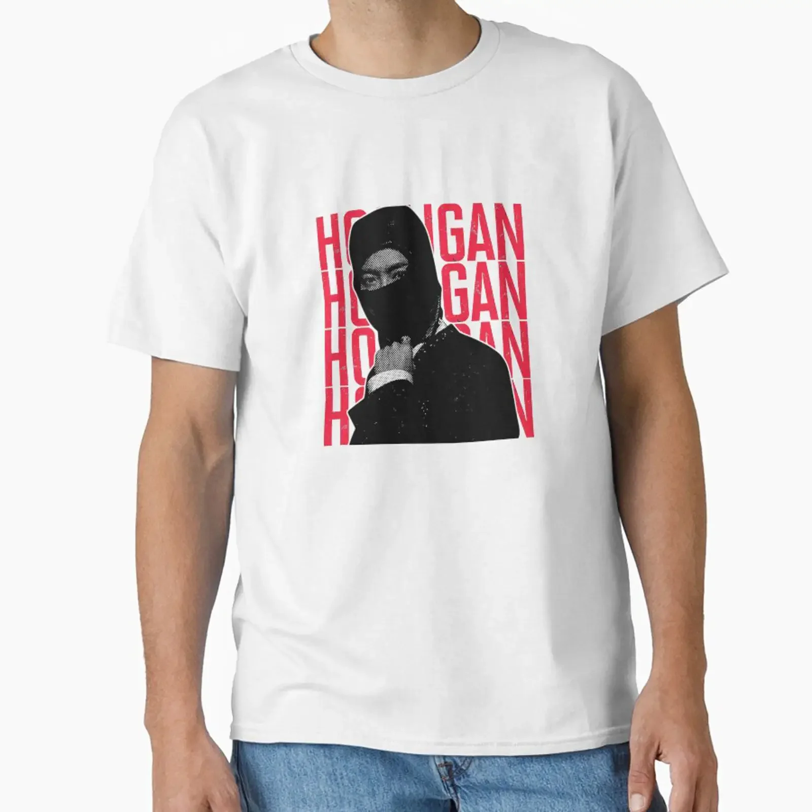 HOOLIGAN HOOLIJIN Grunge Design, дизайн и продажа от smeraldosecrets, винтажный стиль, с эффектом потертости, эластичный, с графическим принтом, слегка модифицированный.