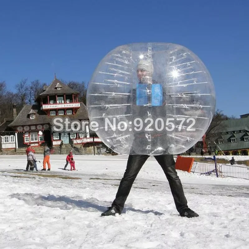 Hot selling ! 1.0mm PVC Human Bubble Ball For Adult Inflatable Bumper Ball With Good Prices