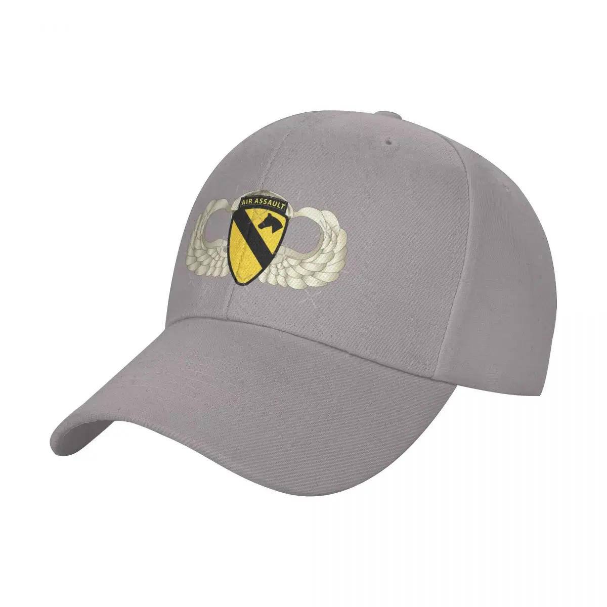 Army - 1st Cavalry Div Air Assault W Basic Airborne Badge Wo Txt Fashion Baseball Cap Peaked Cap Men's Hat Women's Cap Cap Male