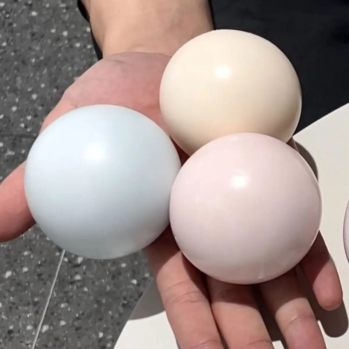 Mini bola de estresse de recuperação lenta brinquedos para crianças diy em forma de pele de gelo bolo de arroz glutinoso brinquedo de descompressão para crianças adultas novo