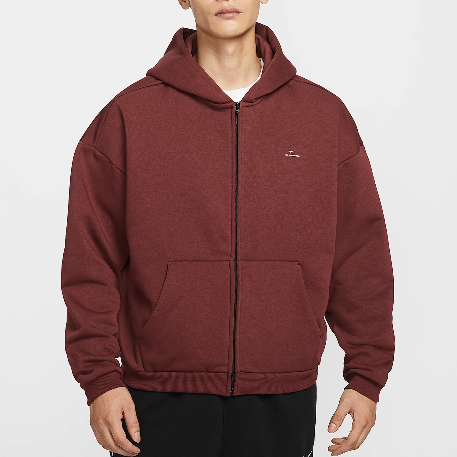 

Оригинальная мужская свободная куртка Nike Therma FIT с капюшоном и молнией IO3690-619