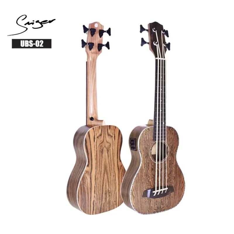 UBS02 30inch Professional 4 Nylon String Electric Acoustic Ukulele Bass