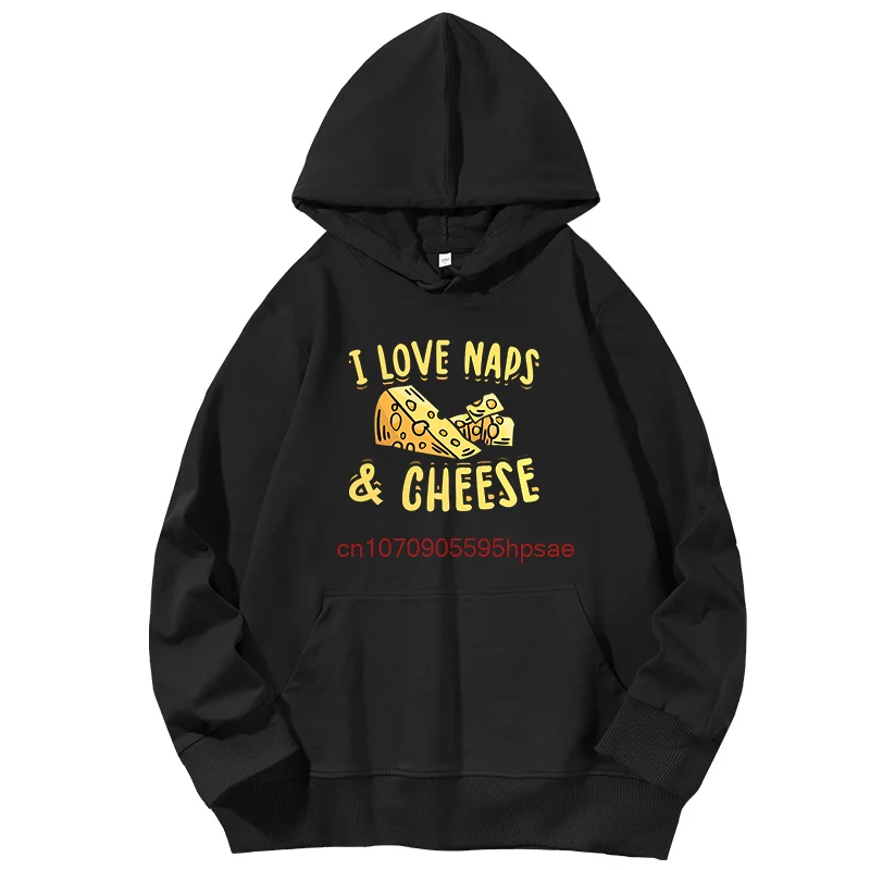 

Подарки для любителей Cheese Naps: графический худи с принтом, хлопковая толстовка на весну-осень, модная одежда, мужские пуловеры с длинными рукавами