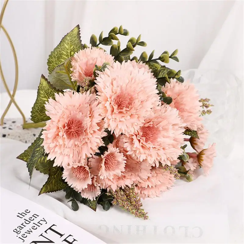 Fake Sunflower Gerbera Artificial Gerbera Wedding Decoration Fake Flower Simulation Plant Home Decoration Shooting Props