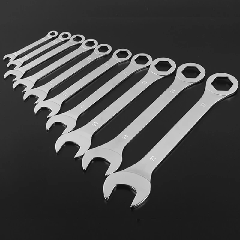 8/10Pcs Double Headed Spanner Set Super-Thin Open-ended and Ring Wrench Mini Wrenches For Car Repair Tool Hand Tools