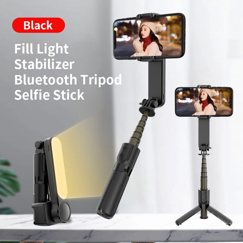 

Phone Gimbal Stabilizer With Tripod For Cell Phone Selfie Stick Super Anti Shake Compatible All Smartphone Live Photograph