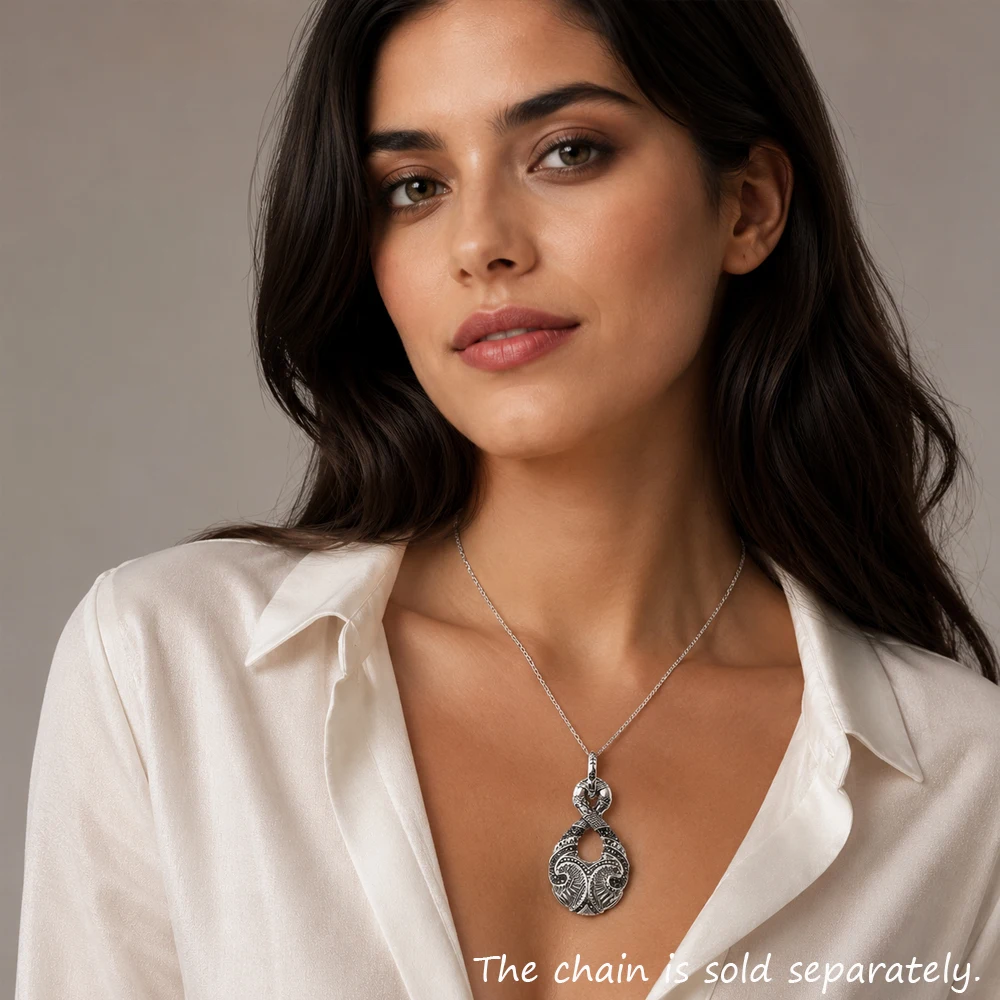Pendant Maori Endless Tattoos,Brand New Fashion Jewelry 925 Sterling Silver Ethnic Gift For Woman & Men