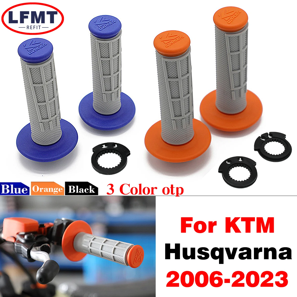 

Motorcycle Handlebar Lock-on Grips Tube For Husqvarna TC TE TX FC FX For KTM SXF XCF EXC EXCF XCFW SXR 250 300 450 500 2006-2023