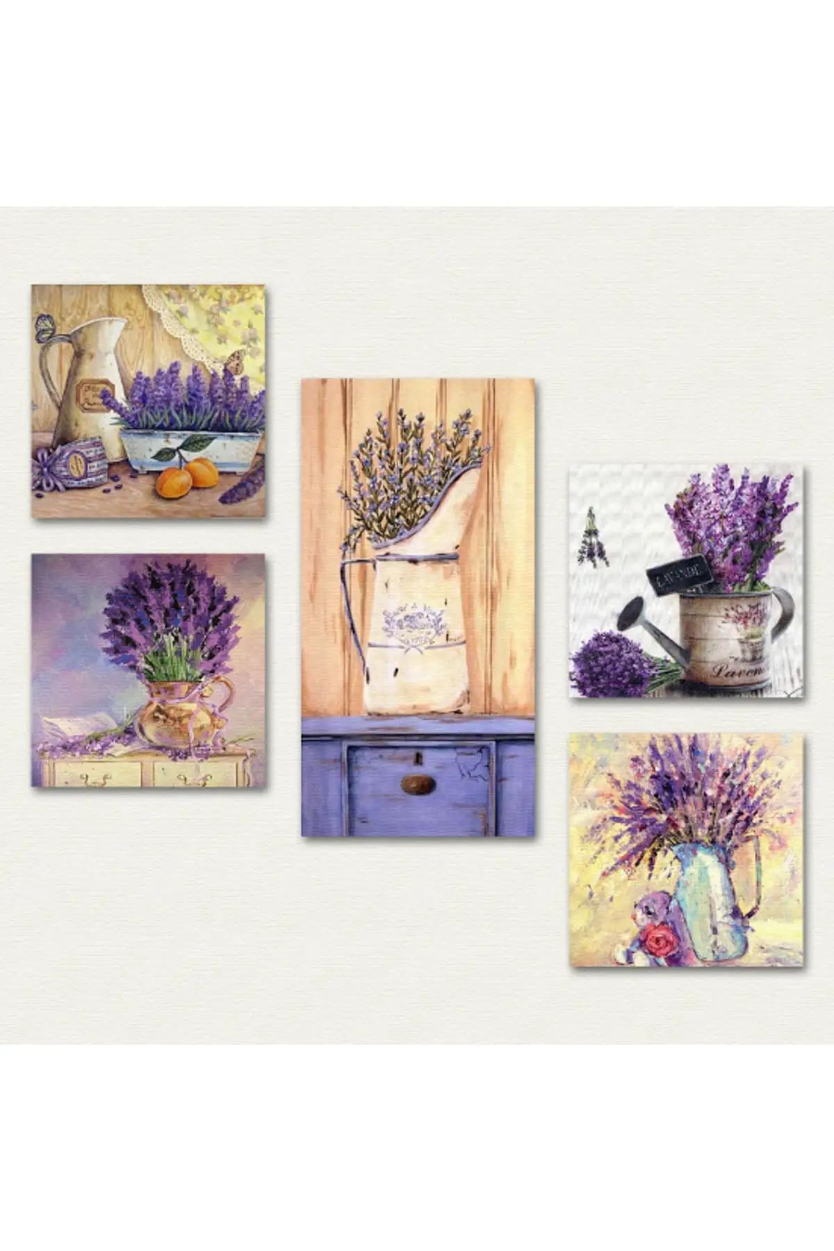 Collage Stijl 5 Stuk Mdf Tafel Atf64