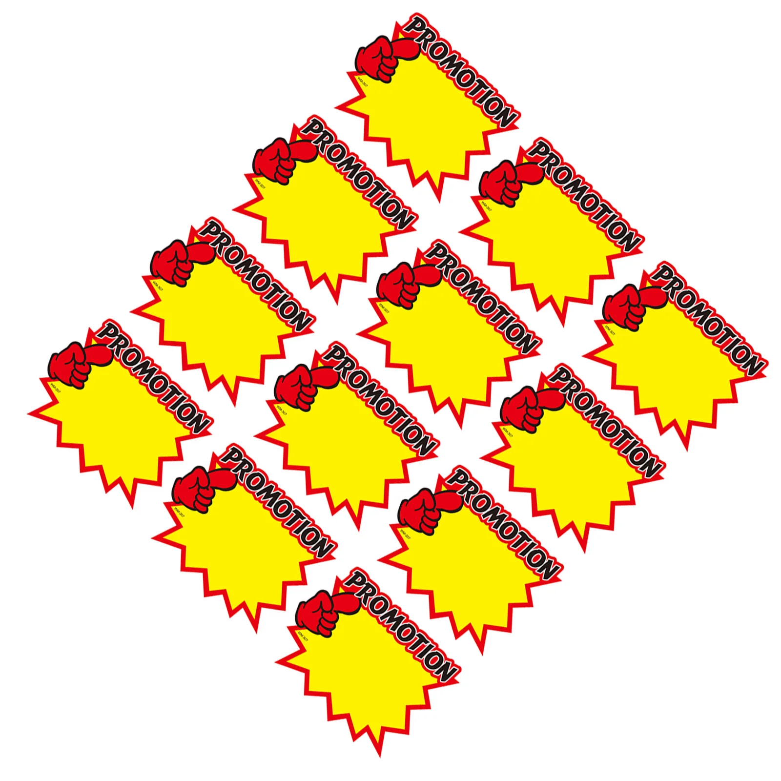 50 قطعة من علامات الأسعار الإعلانية، لافتات متجر التصميم النابضة بالحياة للعروض الخاصة وعلامات الأسعار الترويجية #2