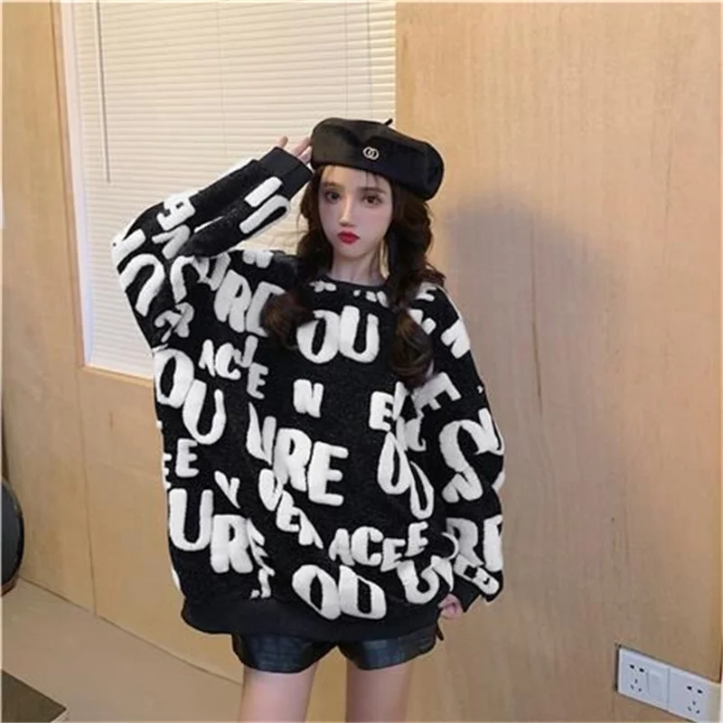 

High-End Knitted Sweater Women's Base Layer irt No Pilling Autumn Winter Long Sve round Ne Regular Fit Faion Ladies'...