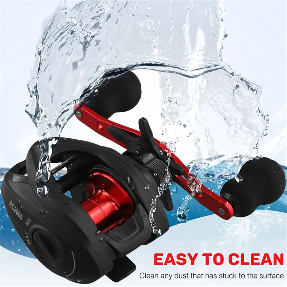 

Рыболовная катушка X07A Ac Luya Water Drop Wheel с тормозом, для дальнего заброса, с рукояткой, для правой руки