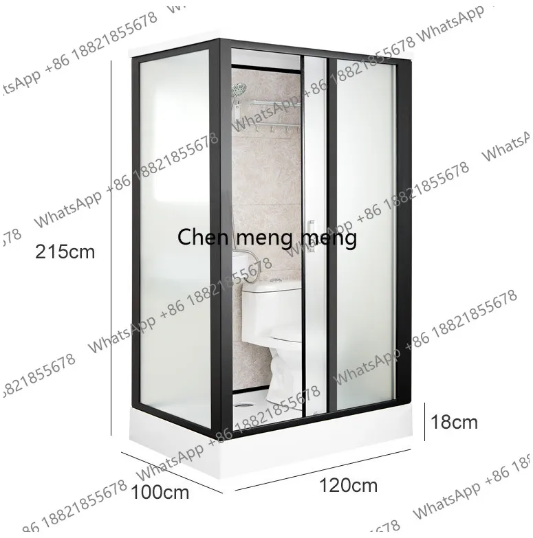 Integrated Shower Rooms Prefab Bathroom Pod Fully Equipped Bathroom Shower Room With Toilet Modular Bathroom Pod