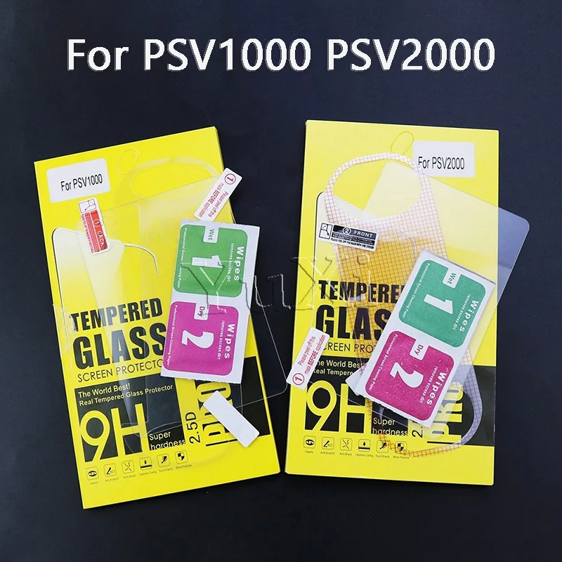 1 комплект закаленного стекла, прозрачная защитная пленка Full HD для экрана, передняя и задняя пленка для Psvita PS Vita PSV 1000 2000 PSV1000 PSV2000