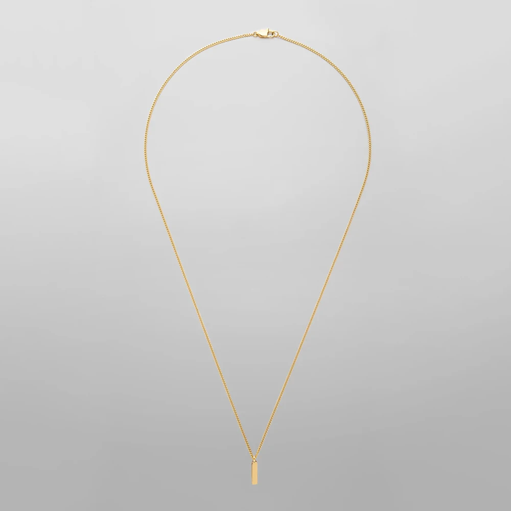 Men's Minimalist Pendant Necklace, Personalized Gift