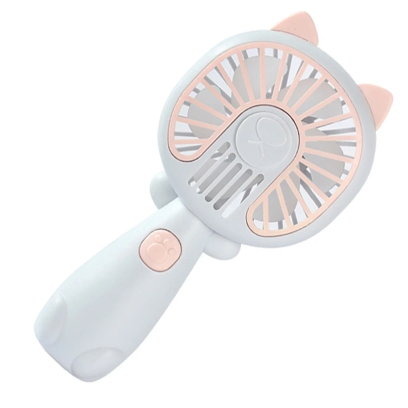 Leiser Lüfter, leichter Lüfter, leistungsstarker Lüfter, Handventilator, ABS-Textur