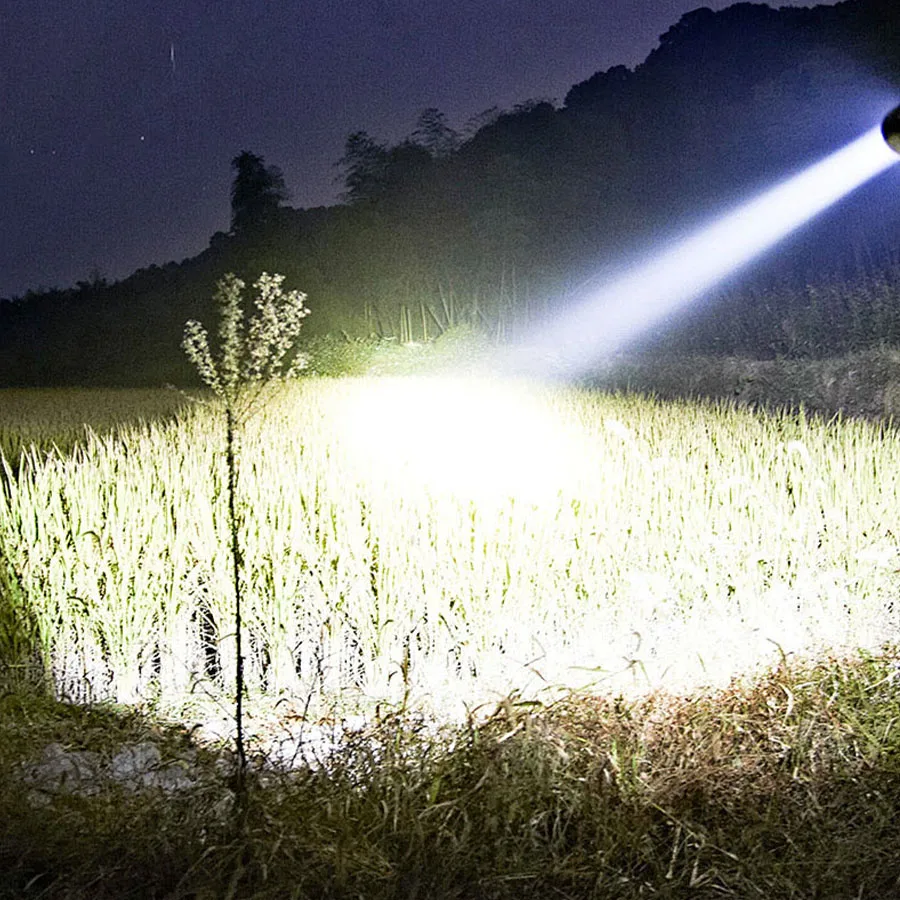 50000000LM Super Bright LED Headlight Type-C Rechargeable Headlamp 2000M Lighting Head Flashlight For Fishing Head Lamp Lantern