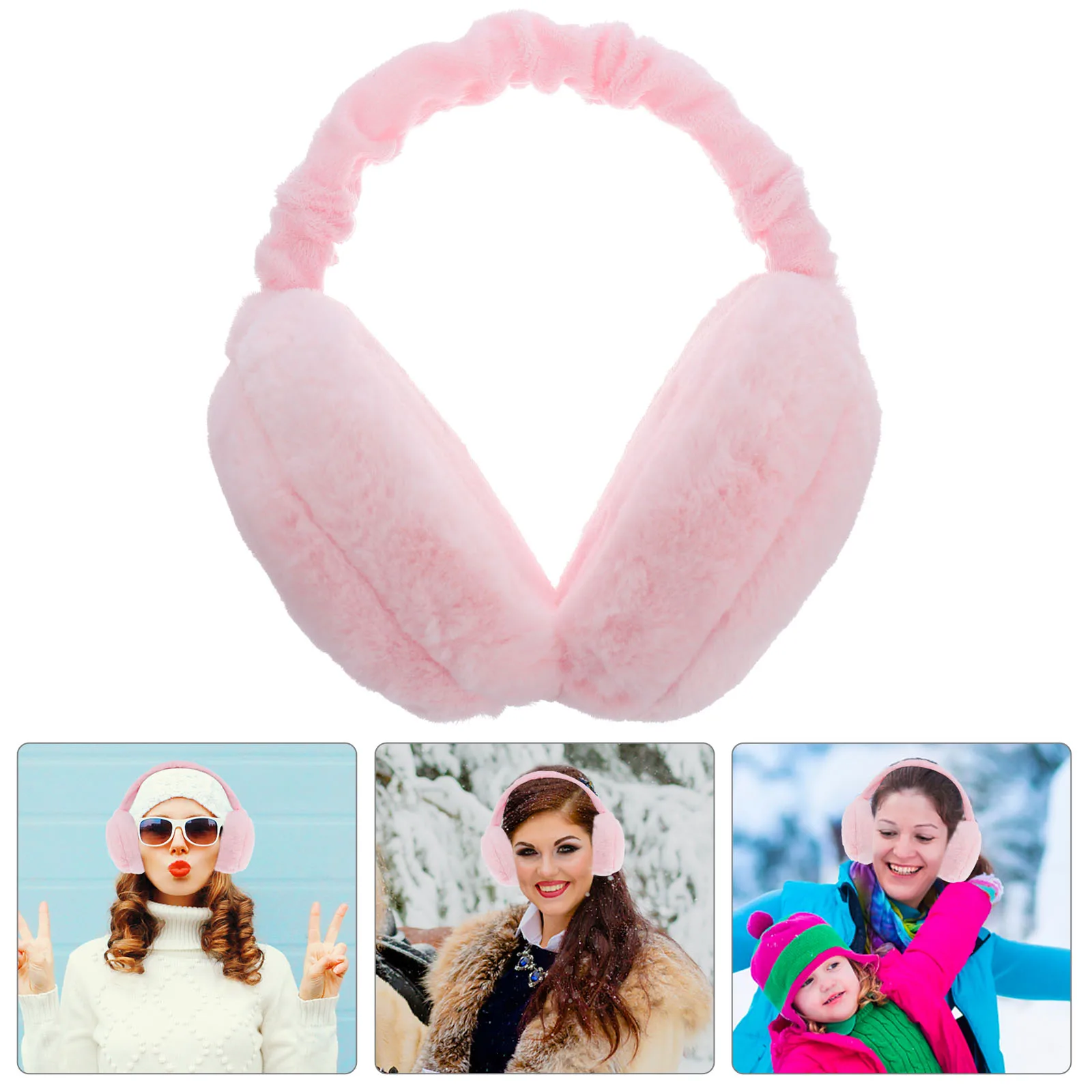 

Foldable Thick Winter Cover Warmer Girls Ladies Ear Warmer Gifts Anti Lovely Ear Cover Cold Weather Accessories