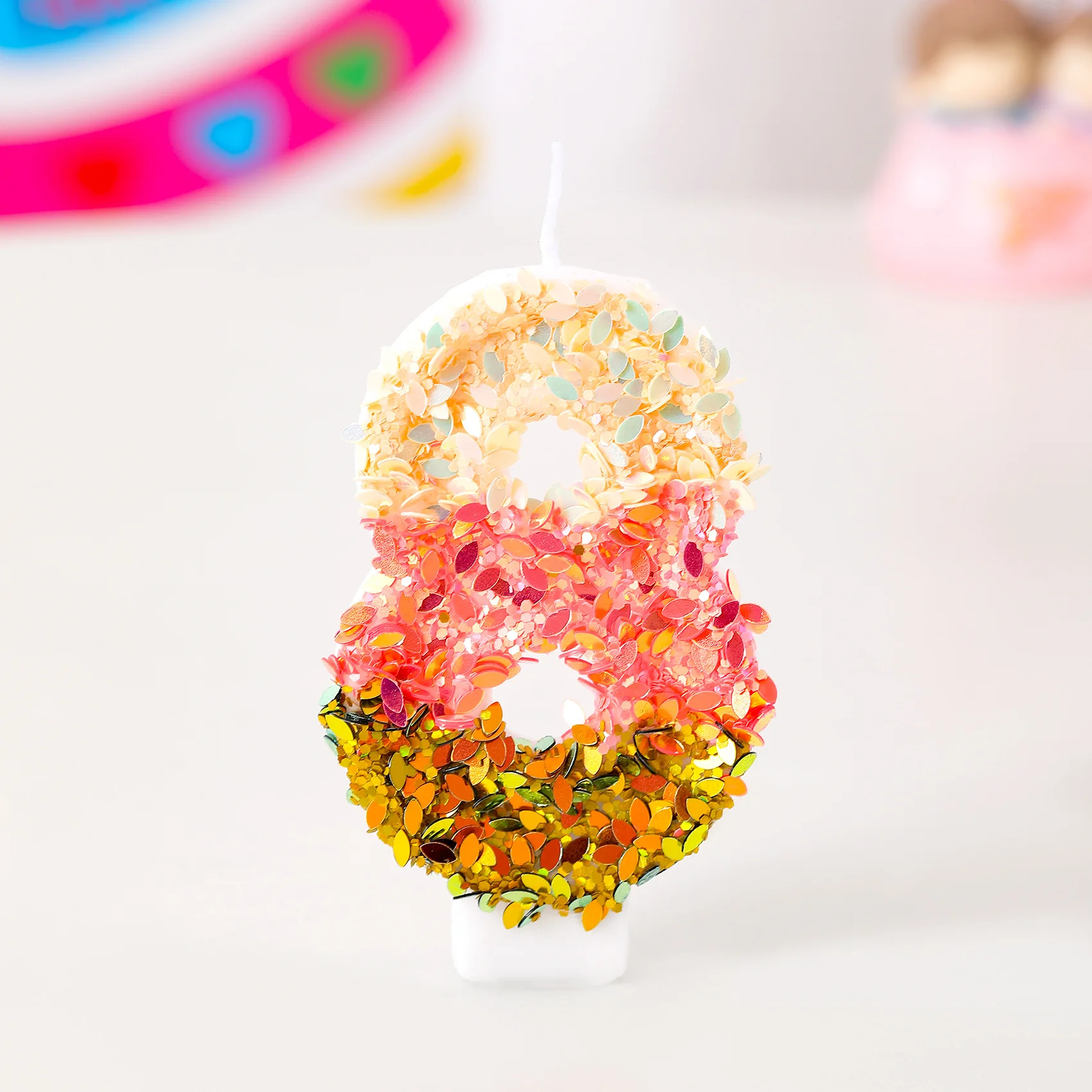 2025 شموع أرقام اللهب الإبداعية، ديكور عيد ميلاد خالي من الدخان، تخفيضات كبيرة عبر الحدود