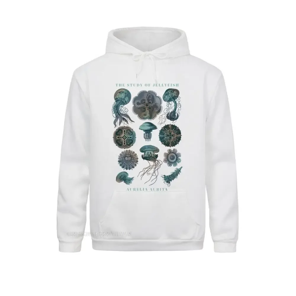 Earth Day The Study Of Jellyfish Hoodie Sweatshirts On Sale Long Sleeve comfortable Women's Hoodies England Style Sportswears