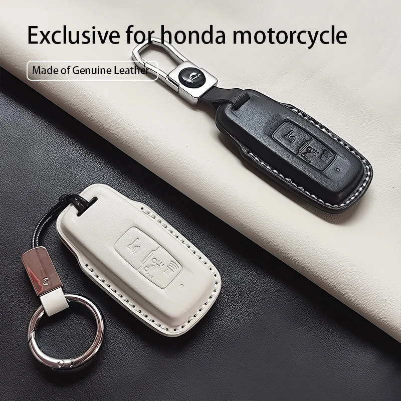 

Genuine Leather Car Key Case Cover Fob for Honda PCX150 PCX125 Motorcycle SH125 Forza 350 250 750 ADV 150 X-ADV SH150i SH300