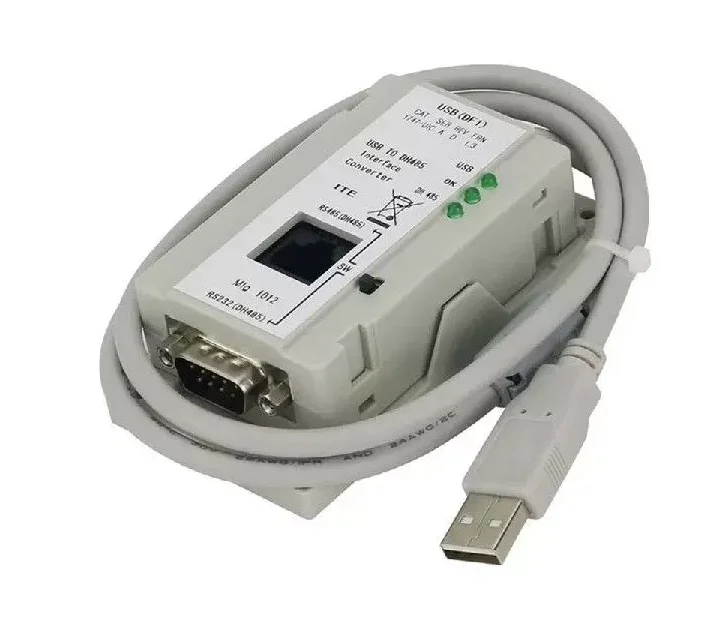 New 1747-UIC USB To DH485 Interface Converter RS-232 And RS-485 Ports,3 LED Indicators