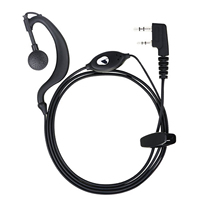 New Walkie Talkie Headset Earphone K-Plug Wired Two Way Ham Radio Earpiece For Baofeng BF-888S UV5R UV82 UV16 UV17 Walkie Talkie