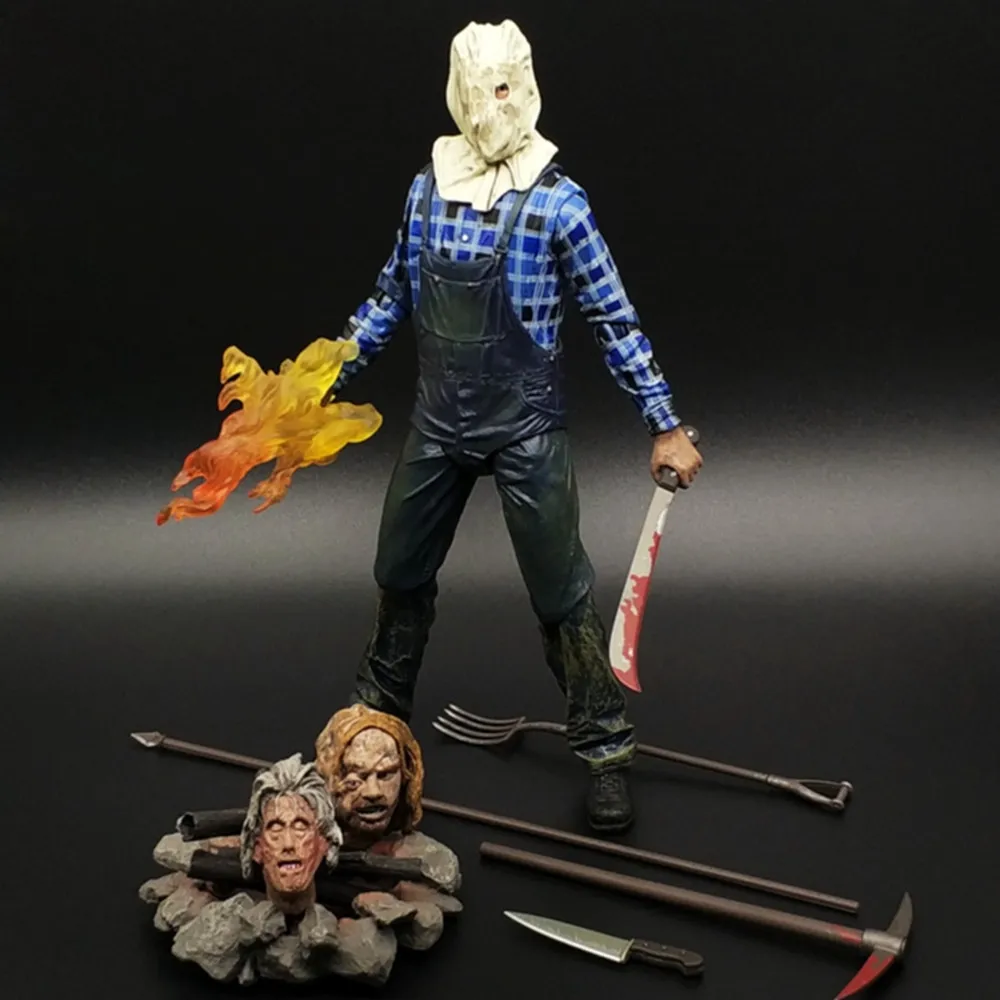 NECA Friday Jason Voorhees Classic Horrible Movie PVC Action Figure Model Doll Toy Gift