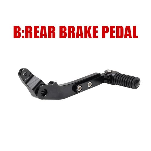 Für FB Mondial HPS 125 300 Hipster HPS125 HPS300 Motorrad Zubehör Hinten Fuß Bremspedal Hebel Pegs Protector Adapter Stange