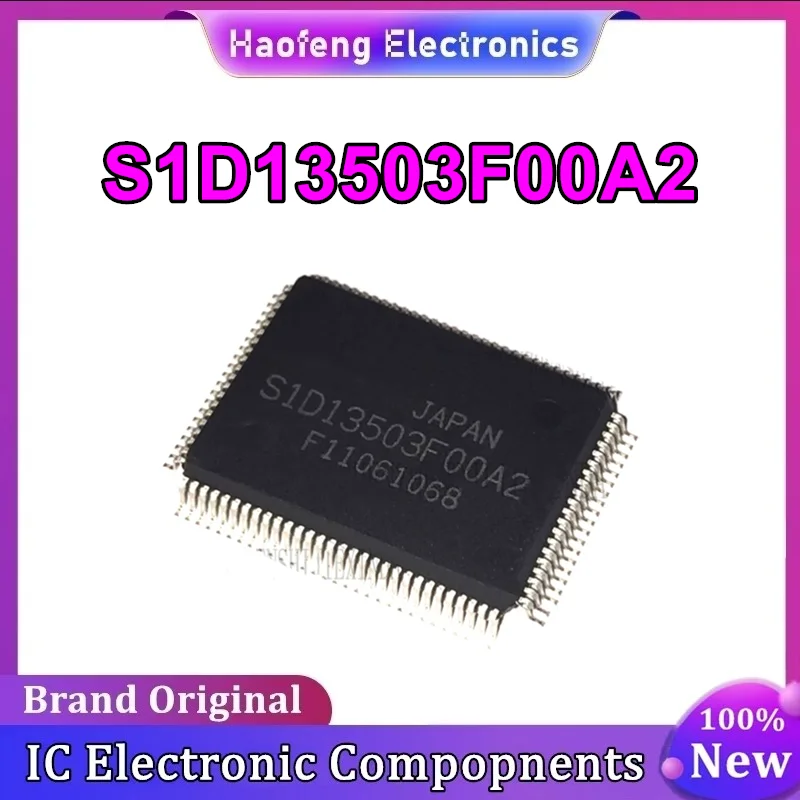 

S1D13503F00A2 S1D13503F00A200 SID13503F00A2 QFP100 IC chipset New in stock
