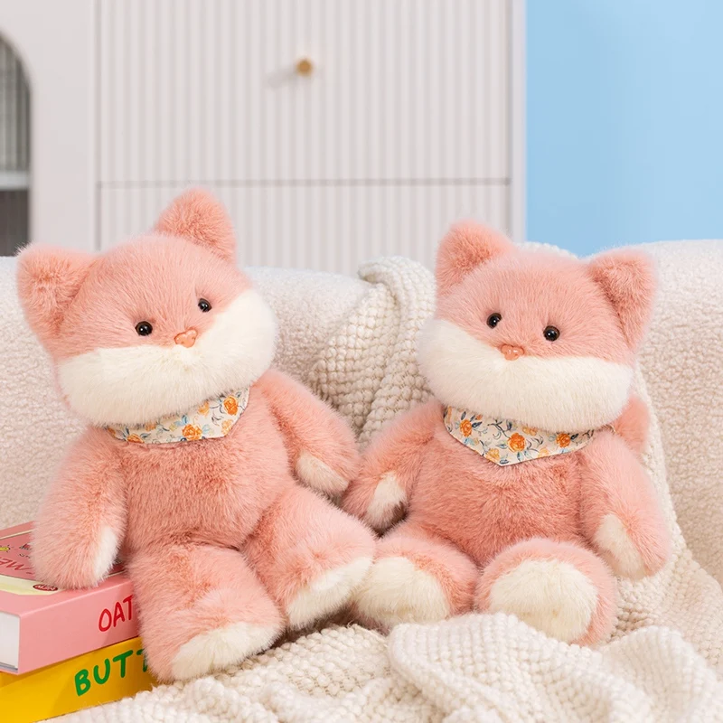 Jouet en peluche chat dessin animé et mignon, poupée chat, oreiller, poupée apaisante, décoration de la maison, cadeaux Surprise pour enfants et amis