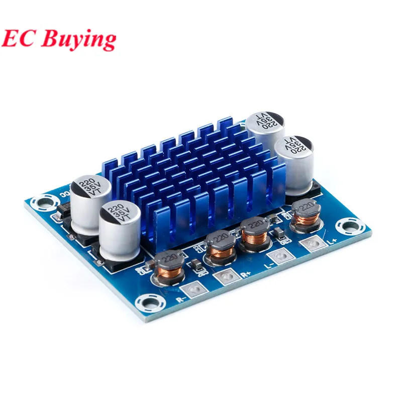 5Pcs/1pc TPA3110 XH-A232 30W+30W 2.0 Channel Digital Stereo Audio Power Amplifier Board Module DC 8-26V 3A TPA3110D2 30W*2 30Wx2