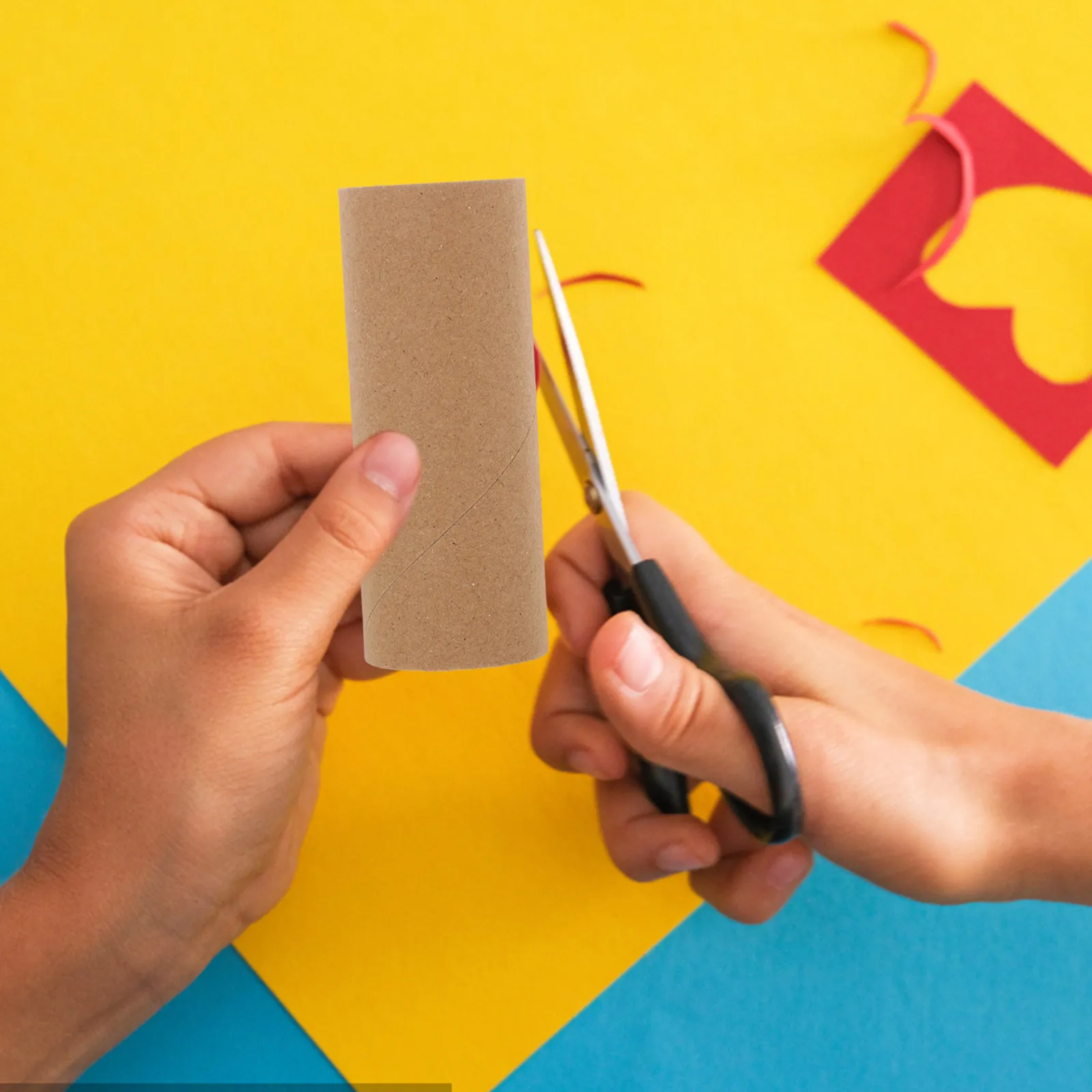 

20 шт. круглых бумажных тубусов для поделок, материалы для детского творчества, безопасные бумажные рулоны для школьных проектов