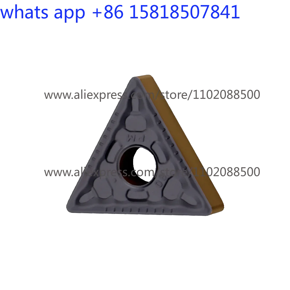 Numerical control car blade tnmg220408 steel outer triangular carbide cutter head fine coarse car triangular knife grain