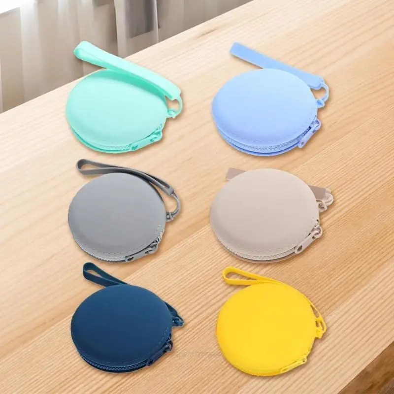 X5XA กระเป๋าสตางค์ซิลิโคนน้ำหนักเบาสำหรับใส่เหรียญคีย์การ์ดกิจกรรมกลางแจ้ง