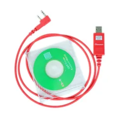 WOUXUN USB 프로그래밍 케이블 및 CD 드라이버, KG-D1P UV6D KG8D KG9D TYT 햄 라디오 PC 데이터 라인 액세서리