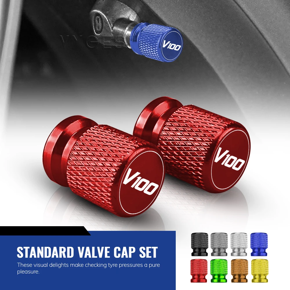 

Аксессуары для мотоциклов, стандартный набор колпачков для клапанов, набор колпачков для шин для Moto Guzzi V100 V100